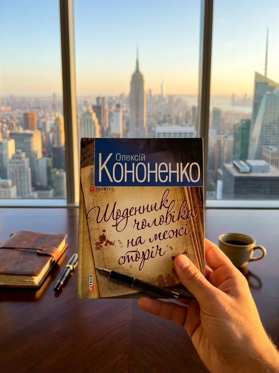 Щоденник чоловiка на межi сторiчь — Олексій Кононенко, обкладинка