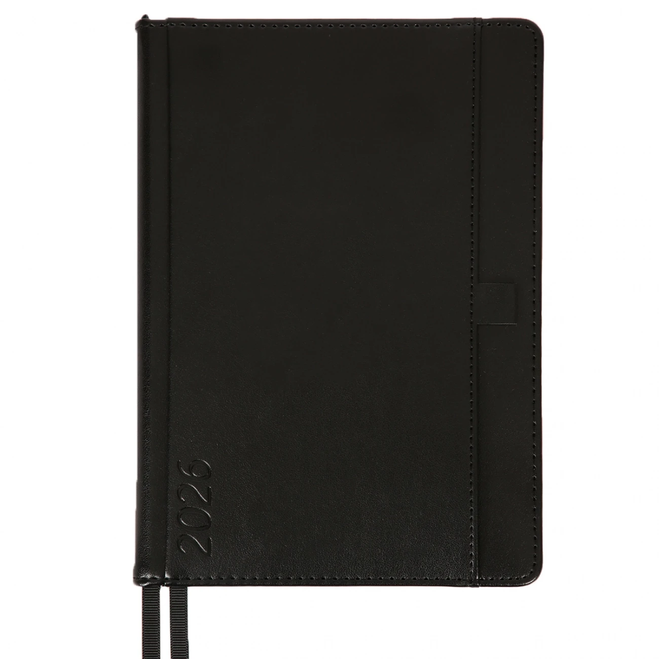 Щоденник датований А5 2026 Leo Planner Legacy твердий чорний