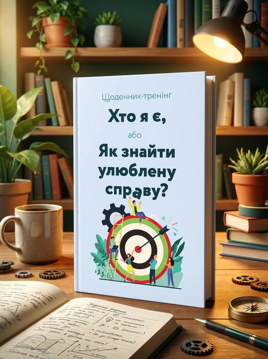 Щоденник-тренінг «Хто я є, або Як знайти улюблену справу?» (блакитний) — Людмила Волошин, фото 2