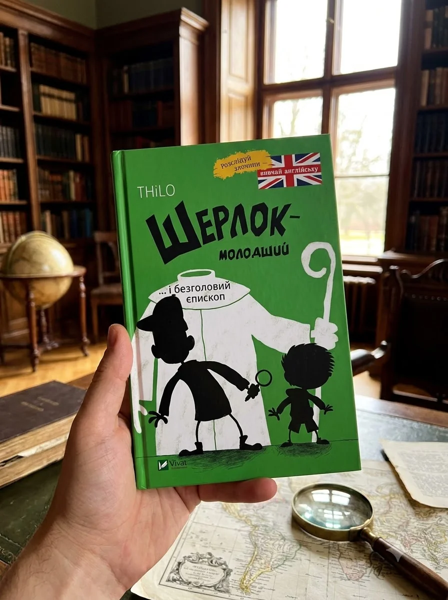 Шерлок-молодший і безголовий єпископ — THiLO, обкладинка