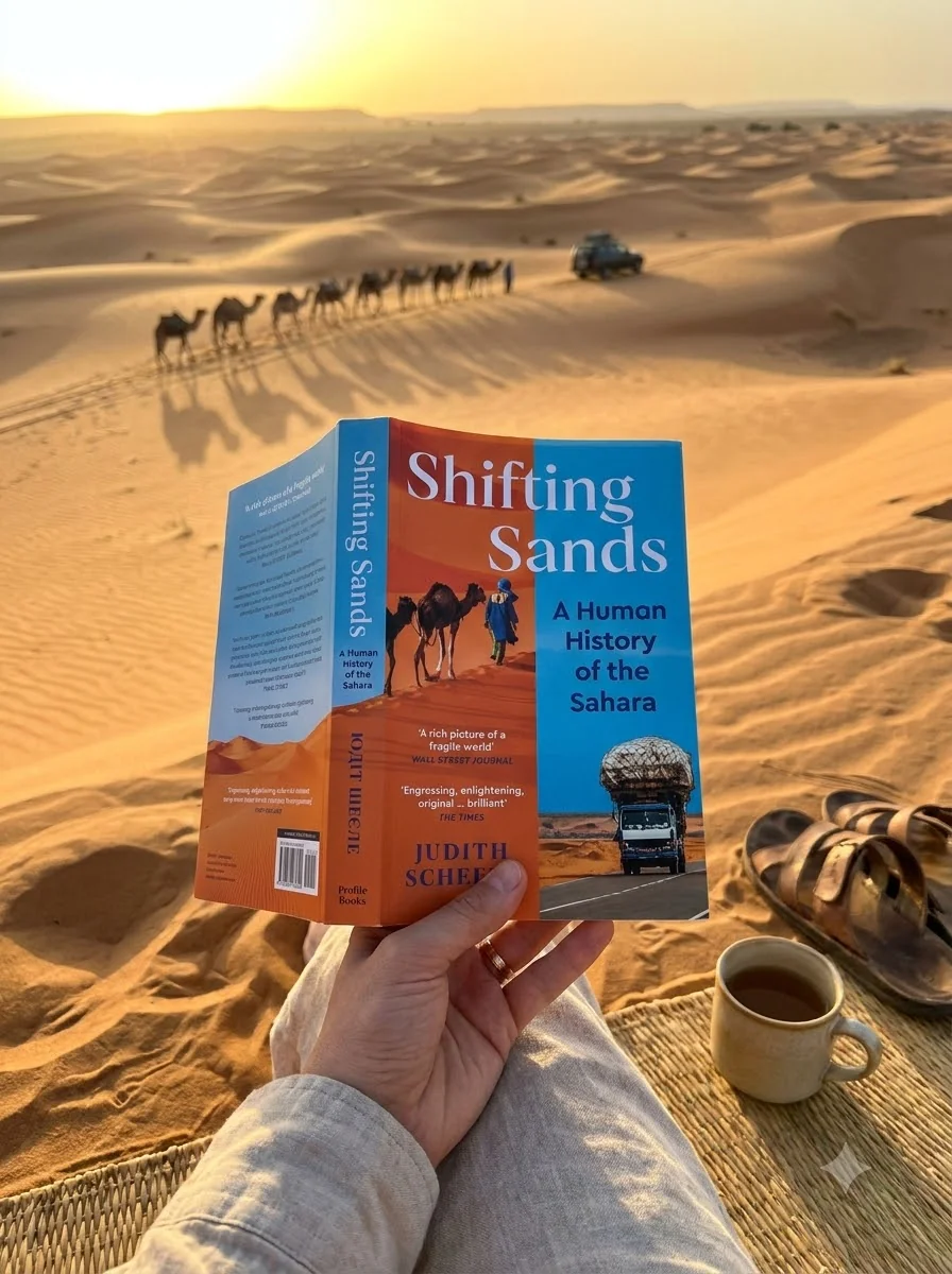 Shifting Sands. A Human History of the Sahara — Юдіт Шеєле, обкладинка