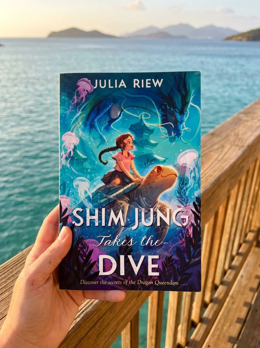 Shim Jung takes the Dive — Julia Riew, обкладинка