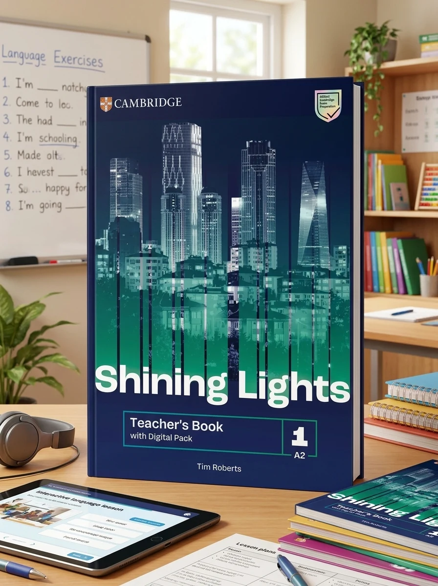 Shining Lights Level 1 Teacher's Book with Digital Pack — Тім Робертс, обкладинка
