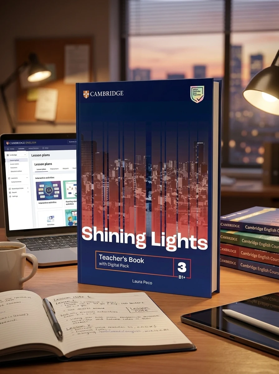 Shining Lights Level 3 Teacher's Book with Digital Pack — Лаура Пеко, обкладинка