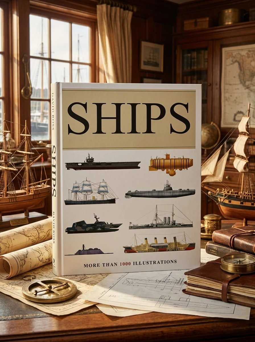 Ships. More than 1000 colour illustrations