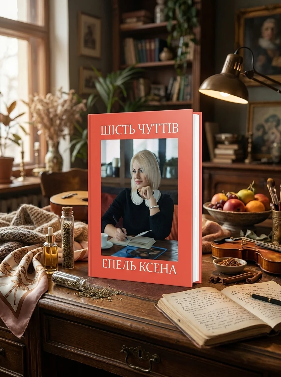 Шість чуттів — Ксена Епель, обкладинка