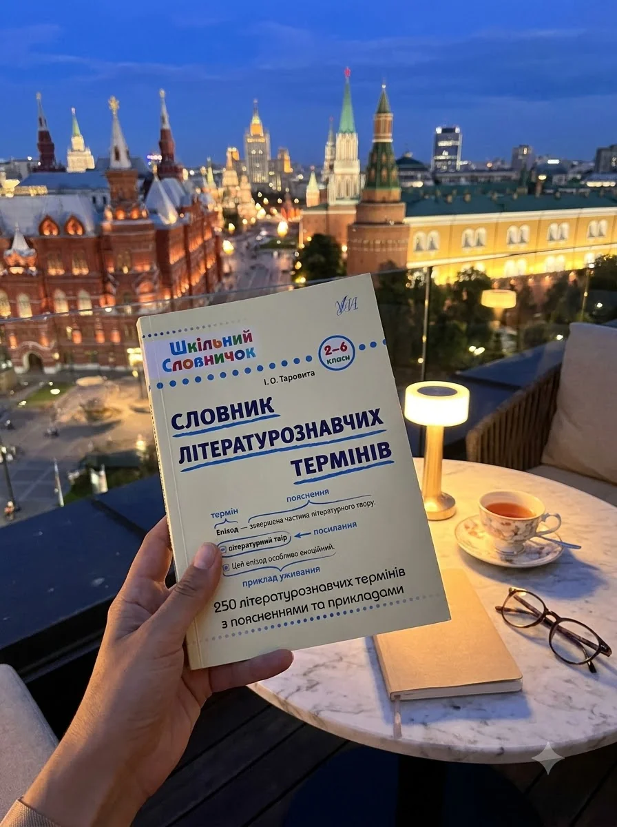 Шкільний словничок. Словник літературознавчих термінів. 2-6 класи — Підготовка до школи