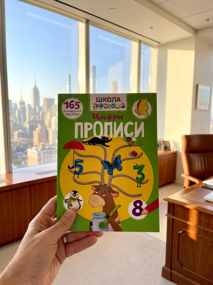 Школа чомучки. Прописи. Цифри. 165 розвивальних наліпок — Дитяча література