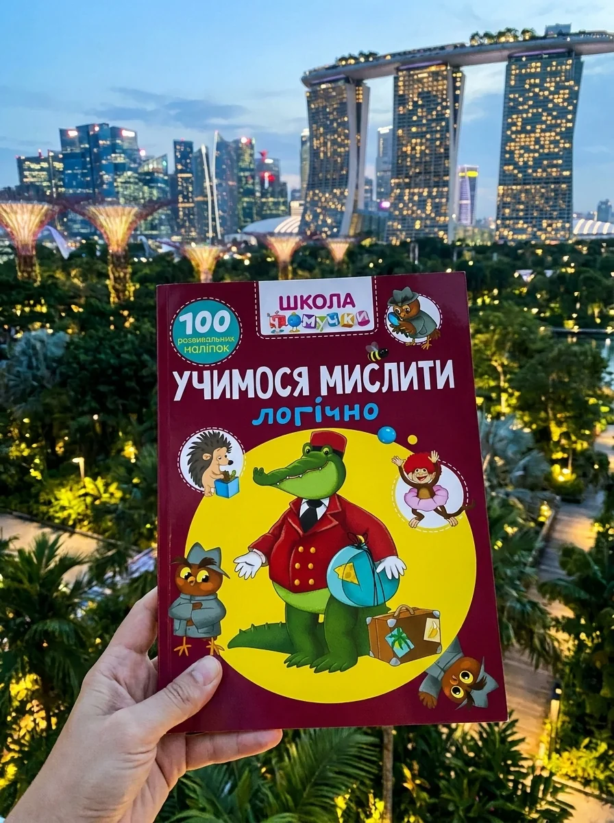 Школа чомучки. Учимося мислити логічно. 100 розвивальних наліпок — Дитяча література