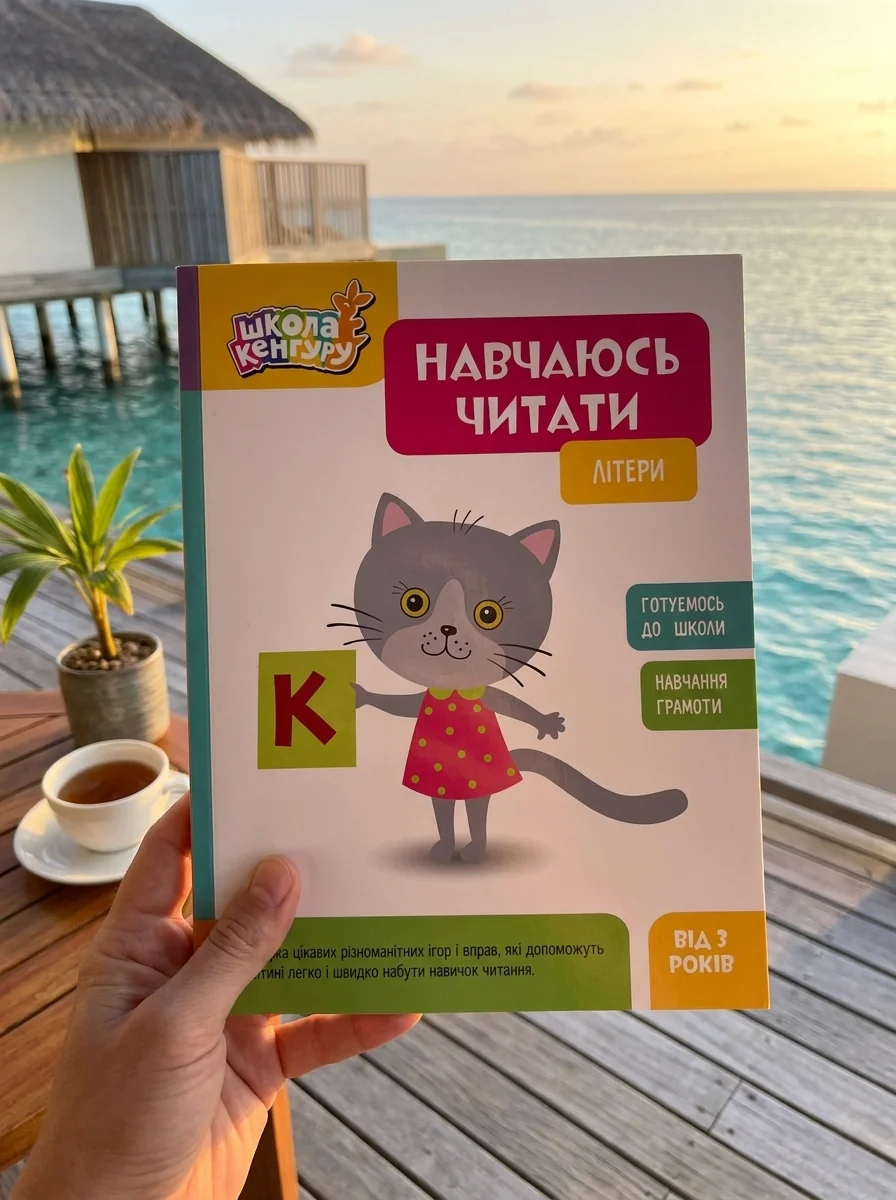 Школа Кенгуру. Навчаюсь читати. Літери — Вивчення мов