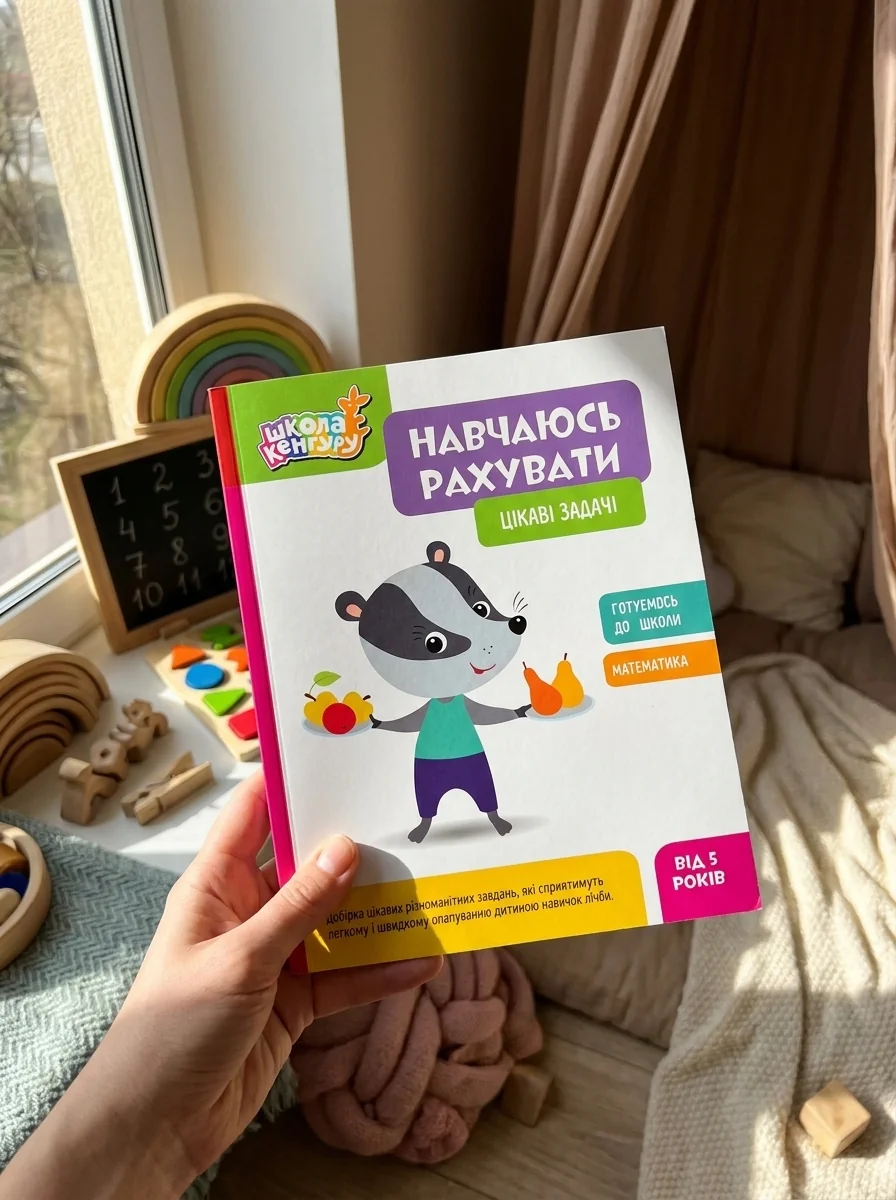 Школа Кенгуру. Навчаюсь рахувати. Цікаві задачі — Дитяча література