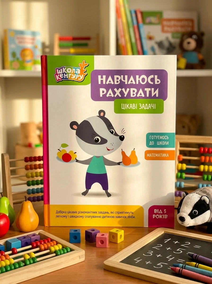 Школа Кенгуру. Навчаюсь рахувати. Цікаві задачі, — Дитяча література
