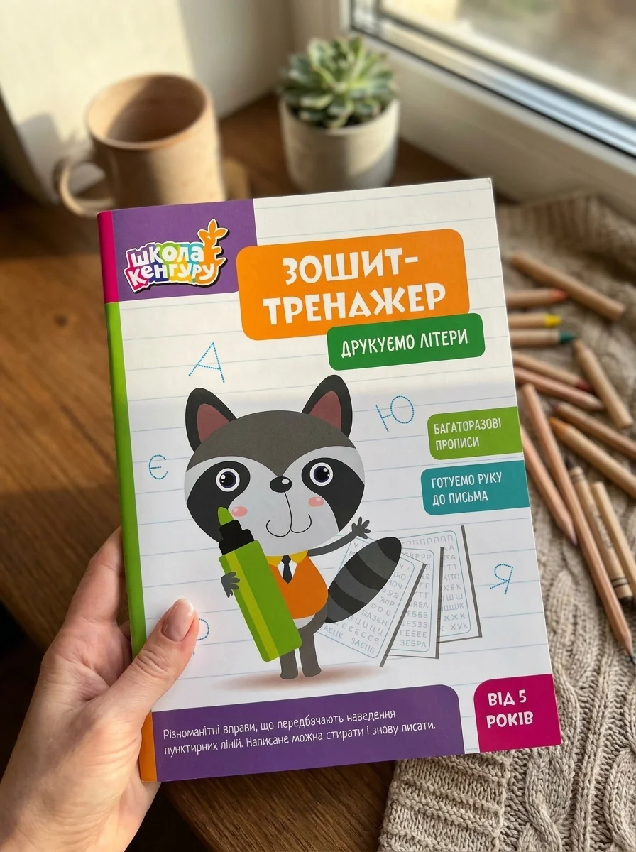 Школа Кенгуру. Зошит-тренажер. Друкуємо літери — Вивчення мов
