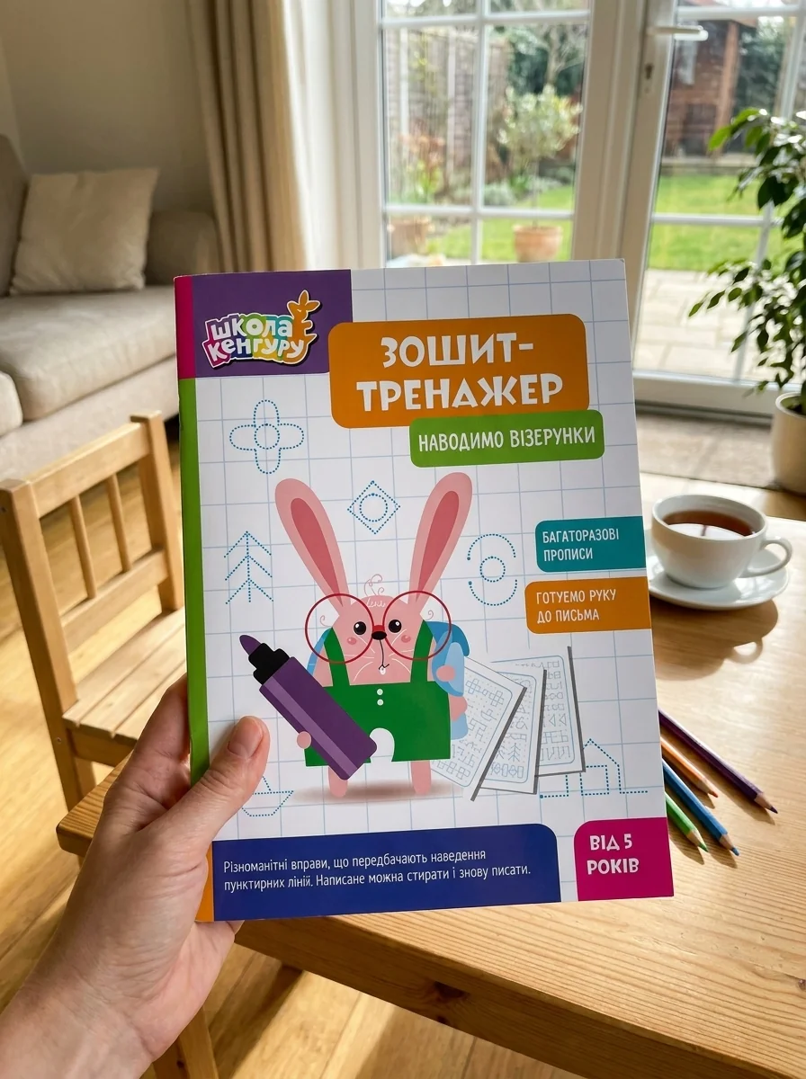 Школа Кенгуру. Зошит-тренажер. Наводимо візерунки — Дитяча література