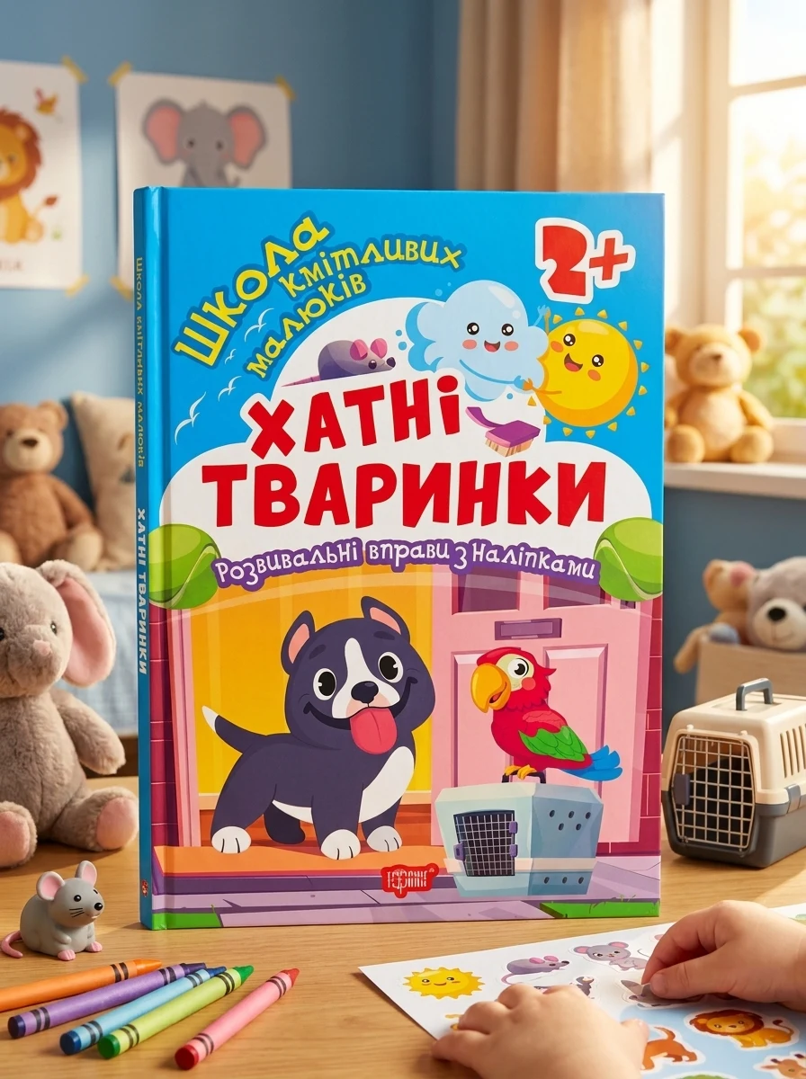 Школа кмітливих малюків. Хатні тваринки. 2+ — фото 2