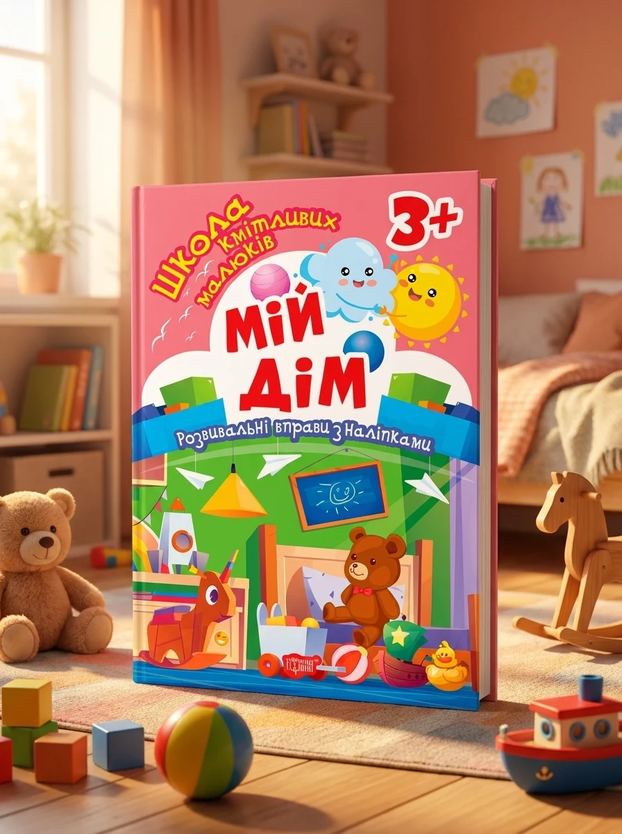 Школа кмітливих малюків. Мій дім. 3+ — Дитяча література