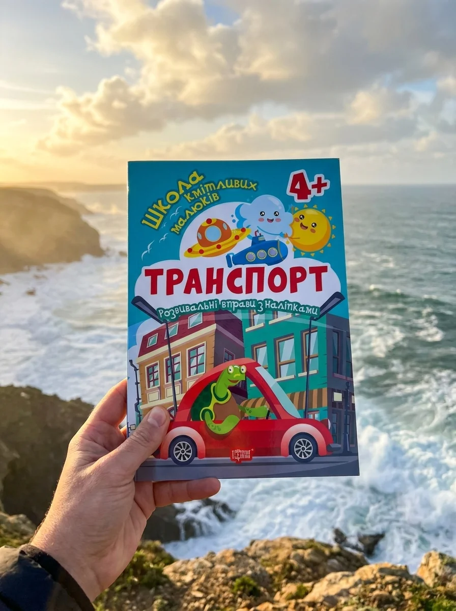 Школа кмітливих малюків. Транспорт. 4+ — Дитяча література