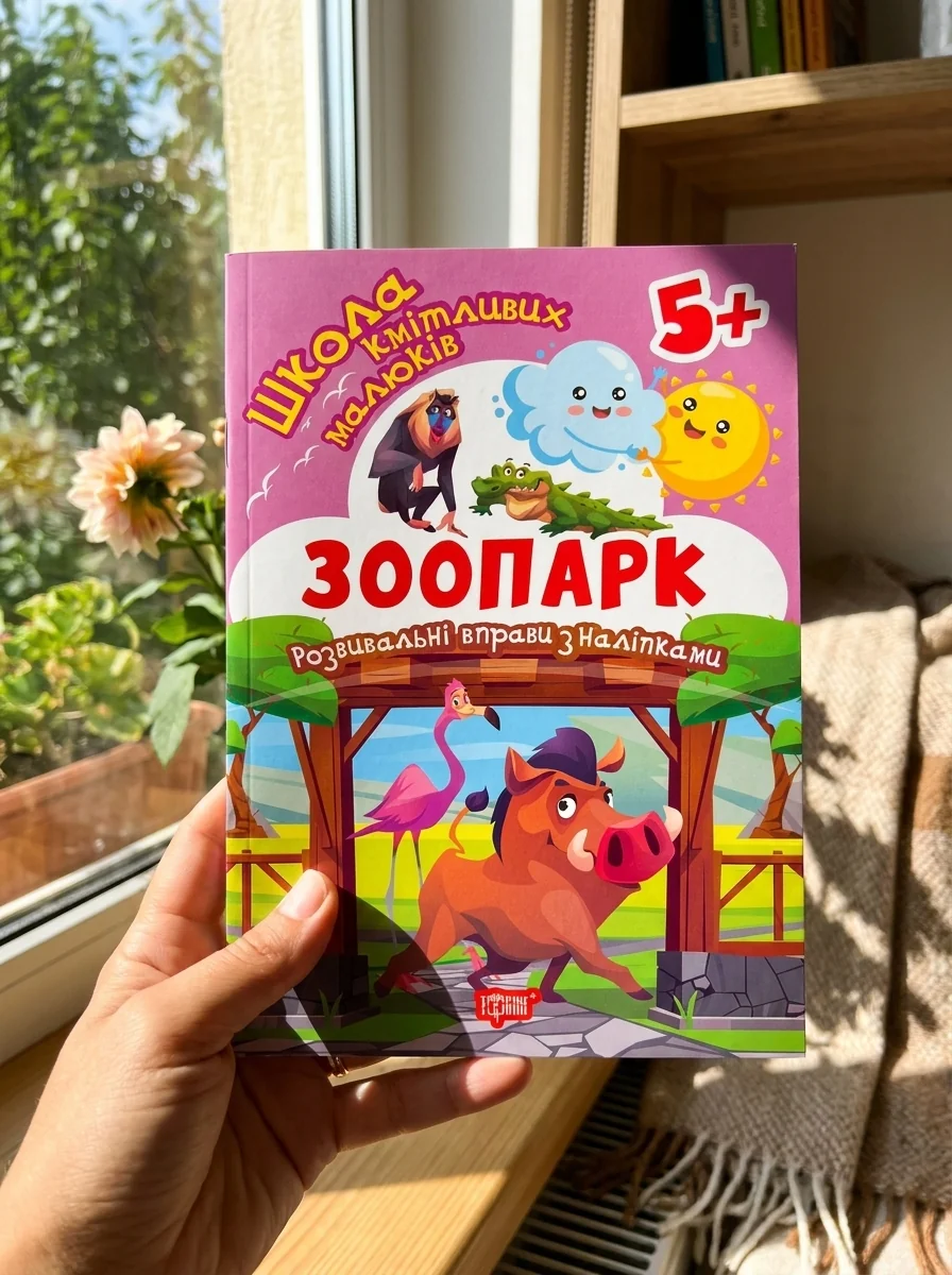 Школа кмітливих малюків. Зоопарк. 5+ — Дитяча література