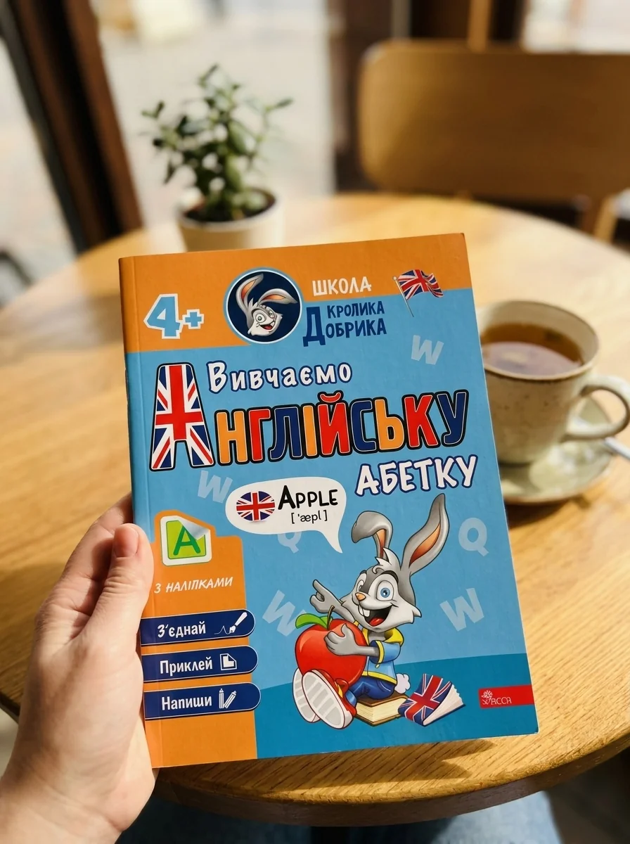 Школа Кролика Добрика. Вивчаємо англійську абетку — Розвивальні книги
