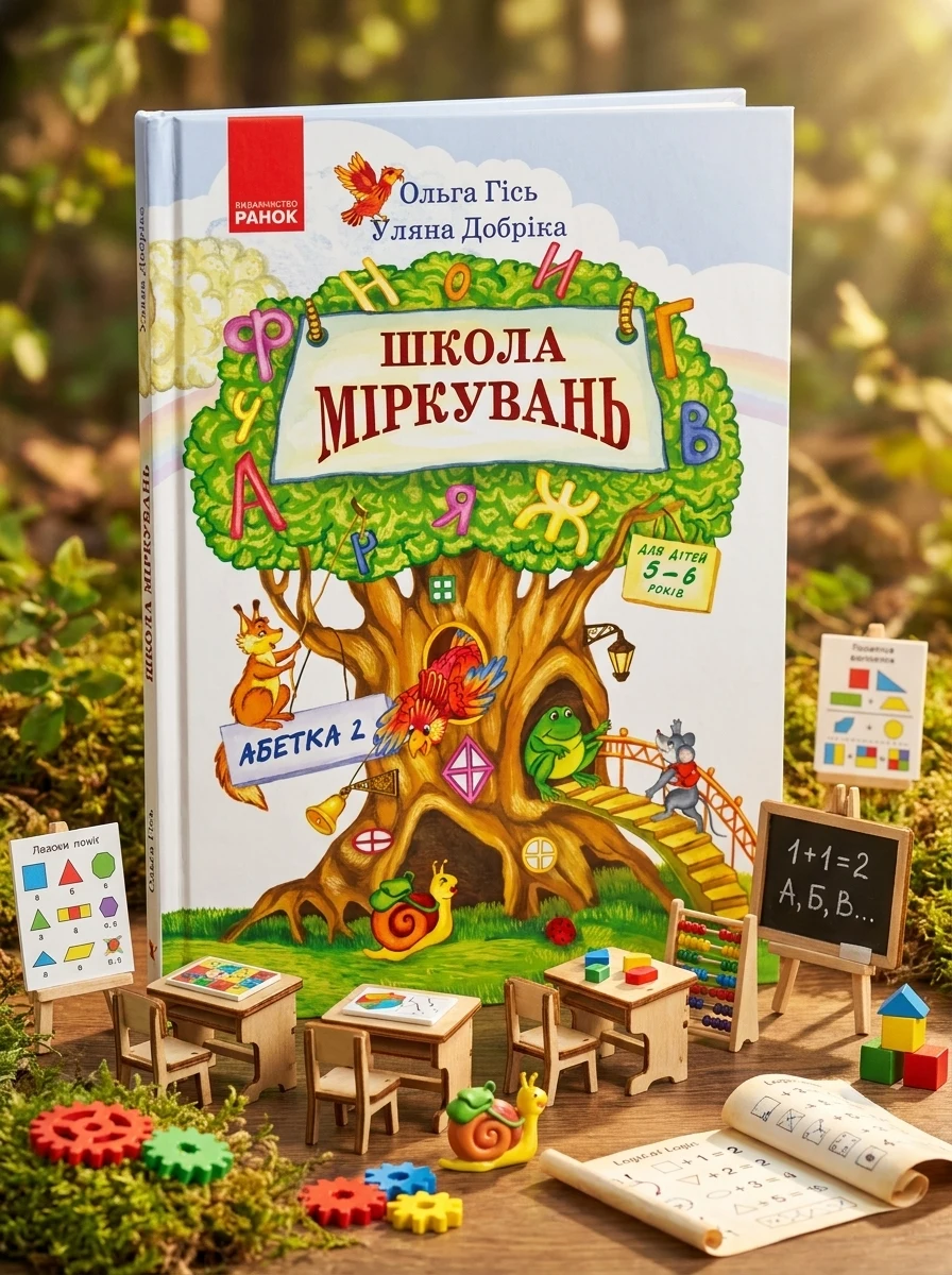 Школа міркувань. Абетка (продовження). Частина 2. Для дітей 5-6 років — Дитяча література