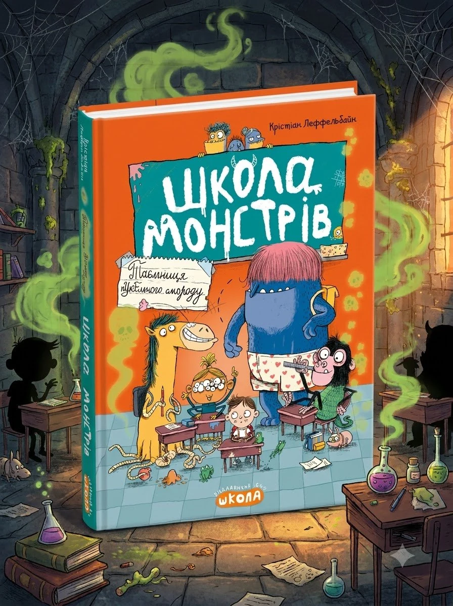 Школа монстрів. Таємниця пукельного смороду — Крістіан Леффельбайн, обкладинка
