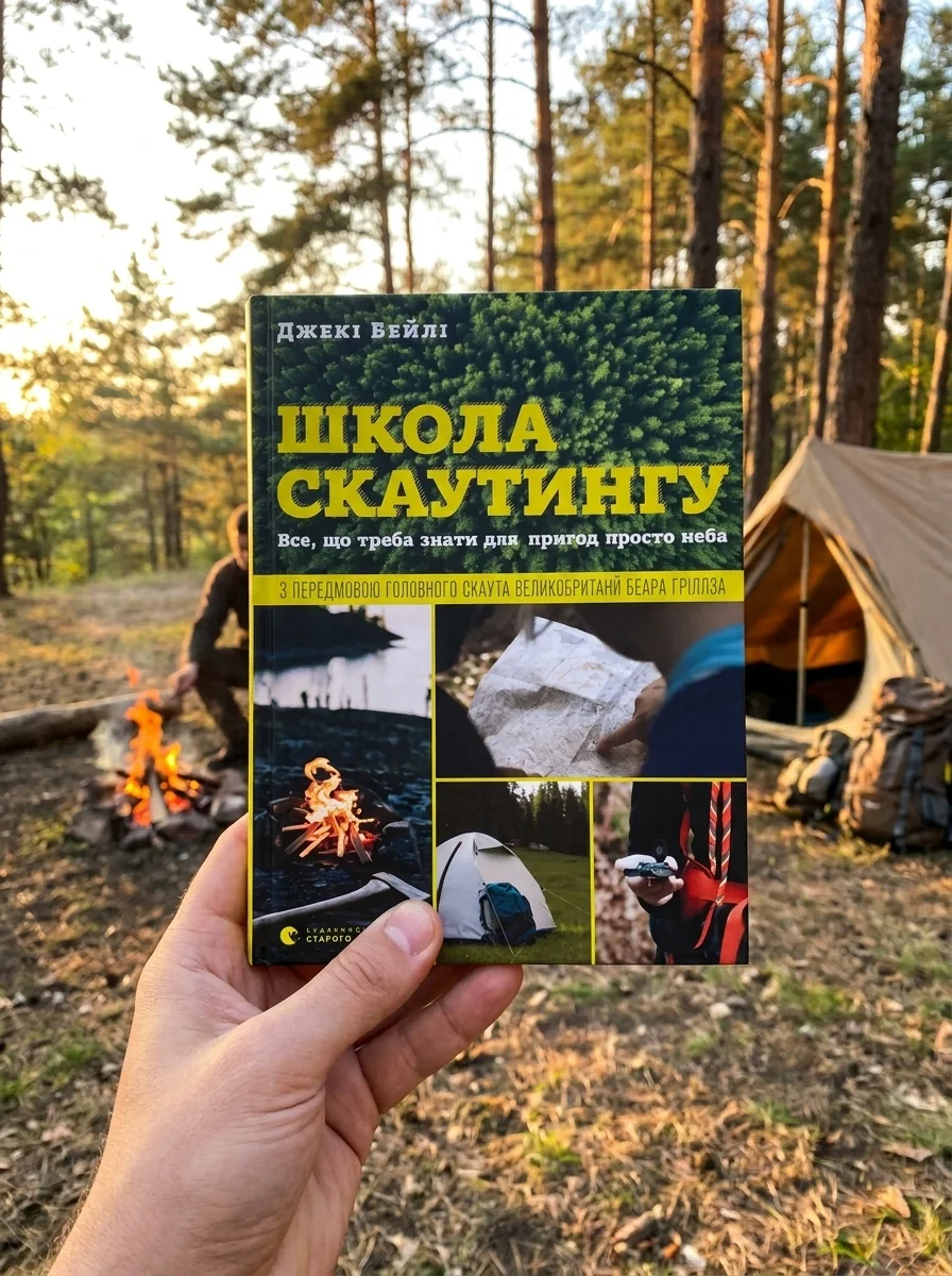 Школа скаутингу. Все, що треба знати для пригод просто неба — Бейлі Джекі, обкладинка