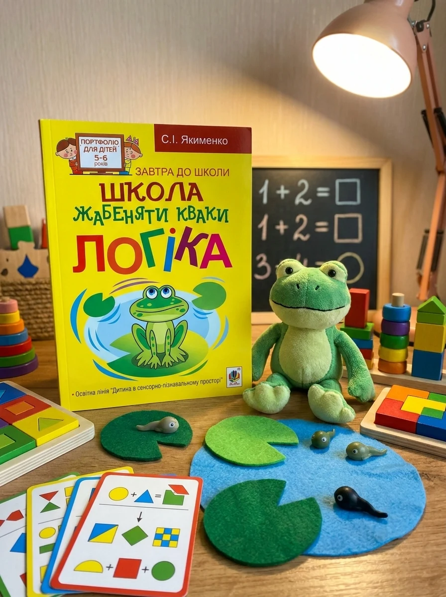 Школа жабеняти Кваки. Логіка — Дитяча література