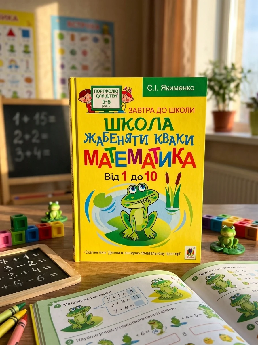 Школа жабеняти Кваки. Математика. Від 1 до 10 — фото 2