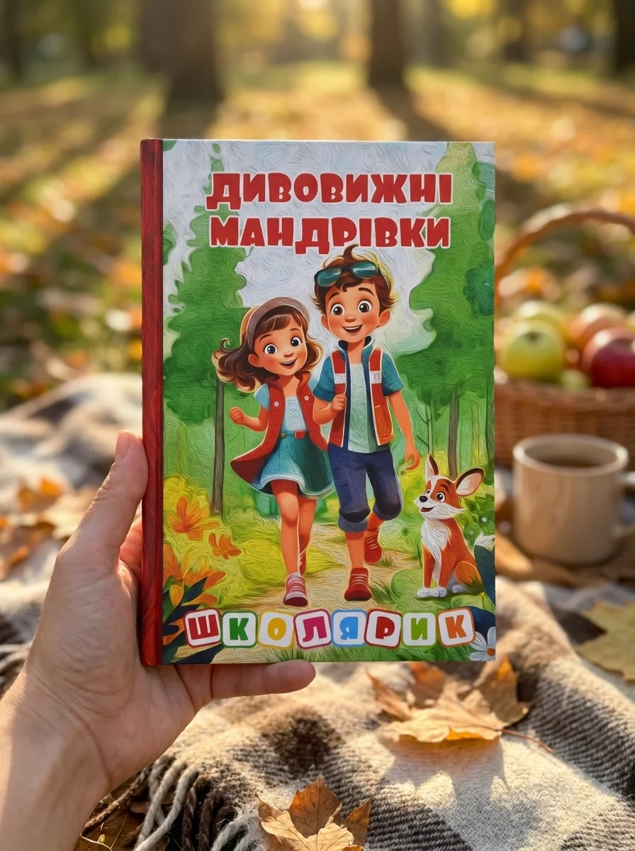 Школярик. Дивовижні мандрівки. Червона — Карпенко Юлія, обкладинка