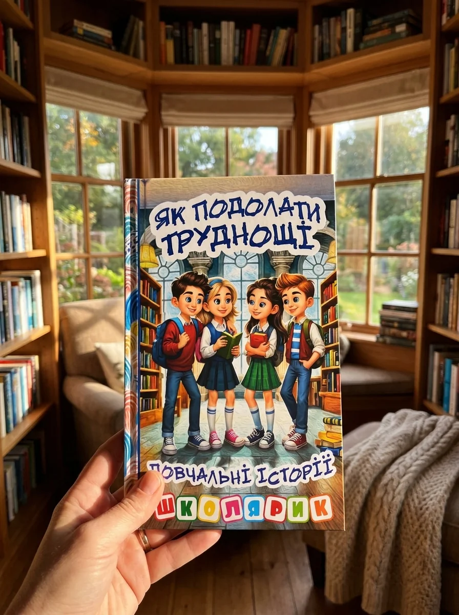 Школярик. Як подолати труднощі. Повчальні історії, обкладинка