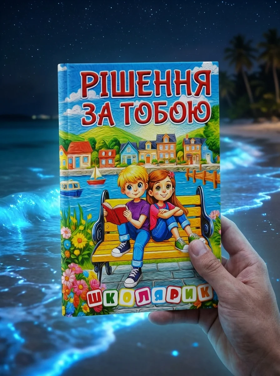 Школярик. Рішення за тобою. Блакитна — Бондаренко Н., обкладинка