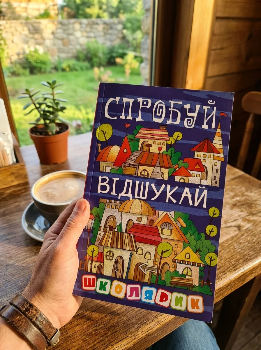 Школярик. Спробуй відшукай — Дитячі книги