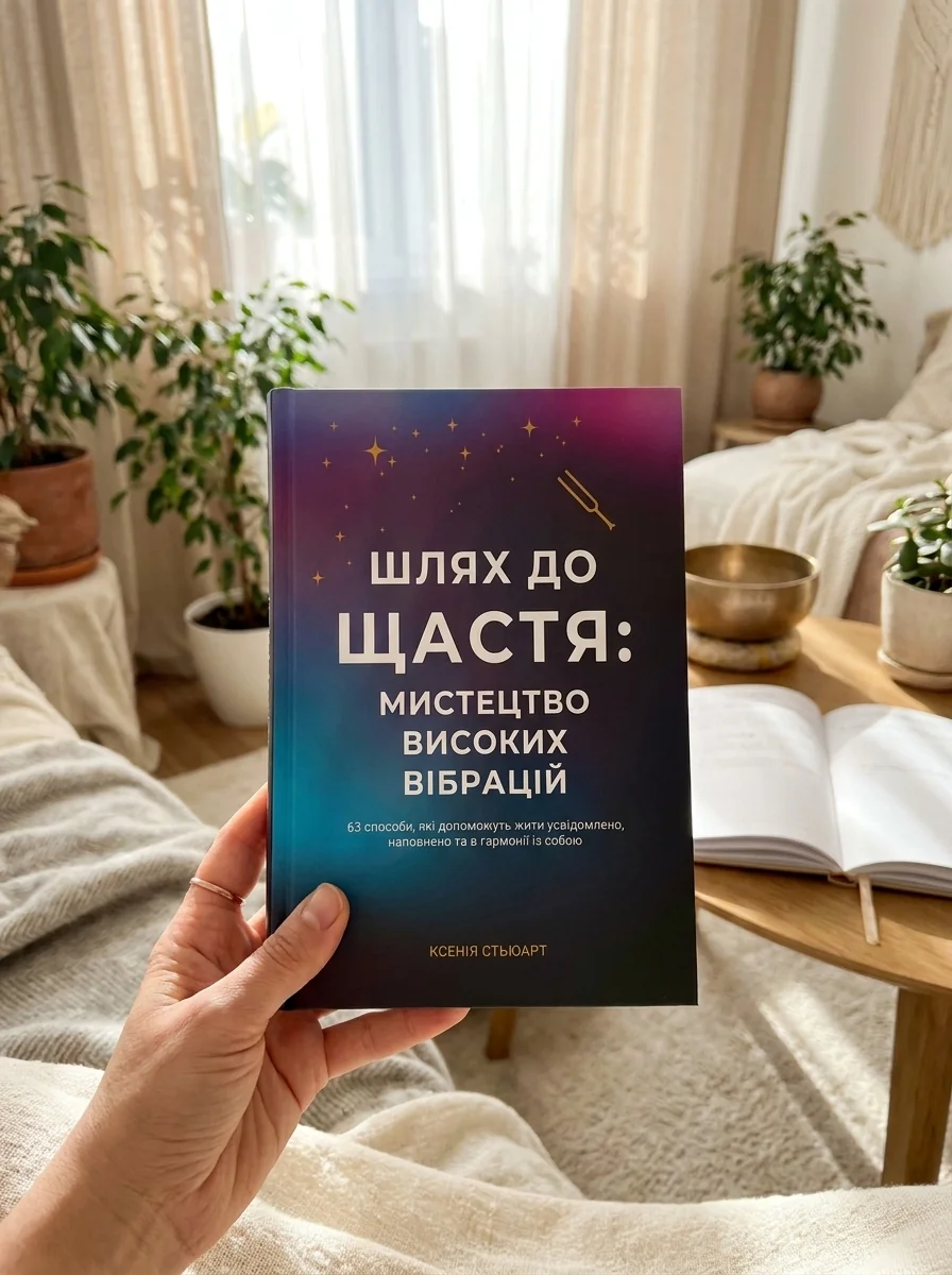 Шлях до щастя: мистецтво високих вібрацій — Ксенія Стьюарт, обкладинка