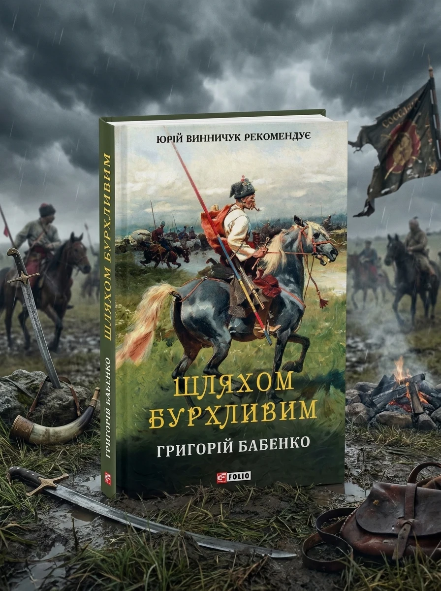 Шляхом бурхливим — Григорій Бабенко, обкладинка