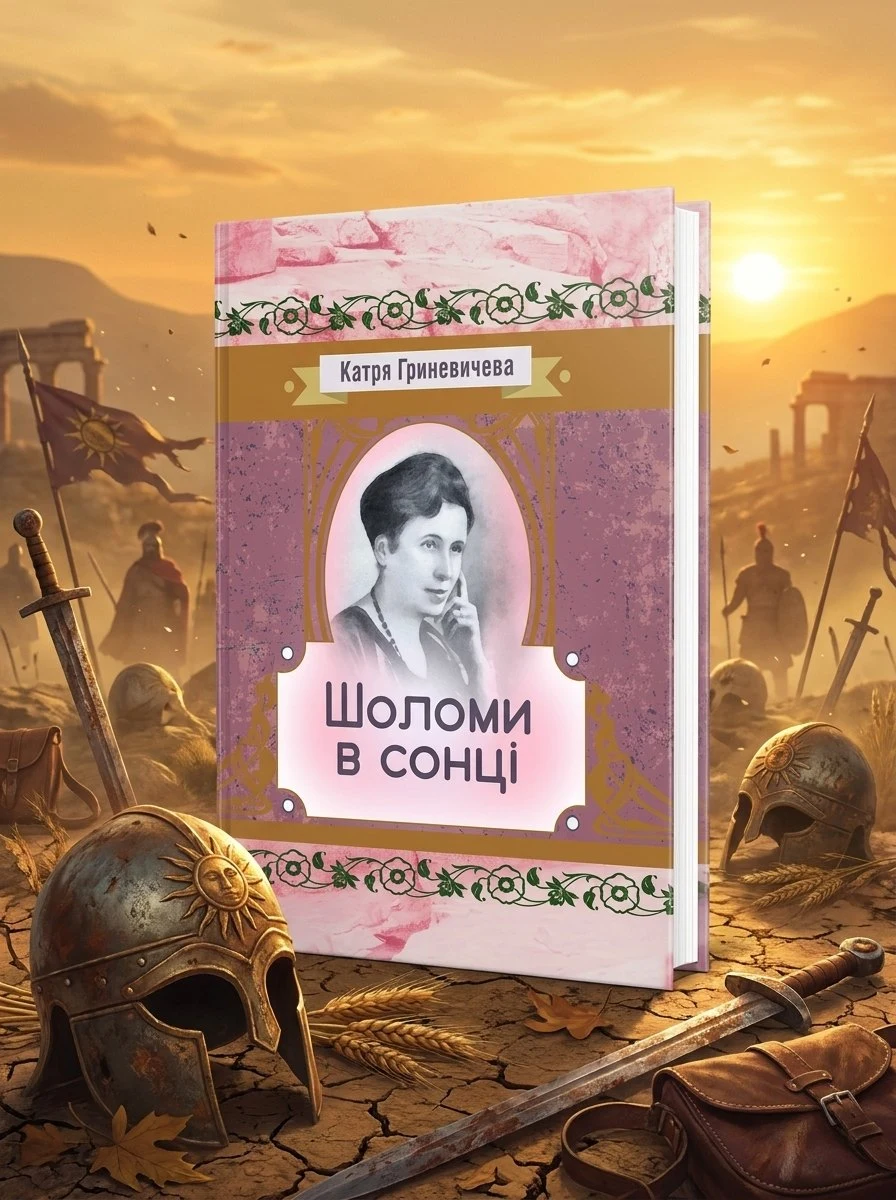 Шоломи в сонці — Гриневичева Катря., обкладинка