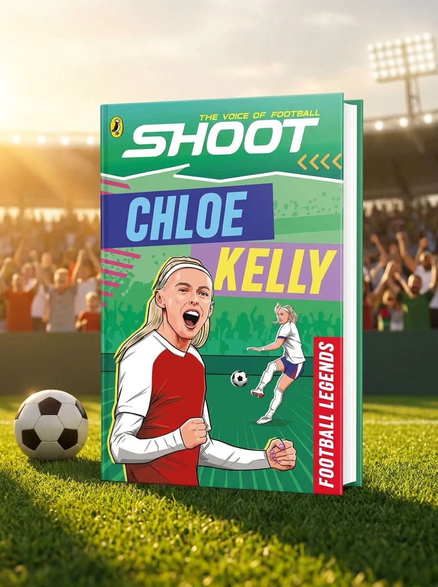 Shoot. Football Legends. Chloe Kelly