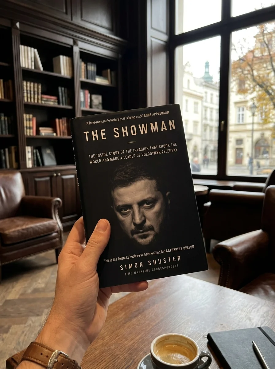 Showman: The Inside Story of the Invasion That Shook the World and Made a Leader of Volodymyr Zelens — Саймон Шустер, обкладинка