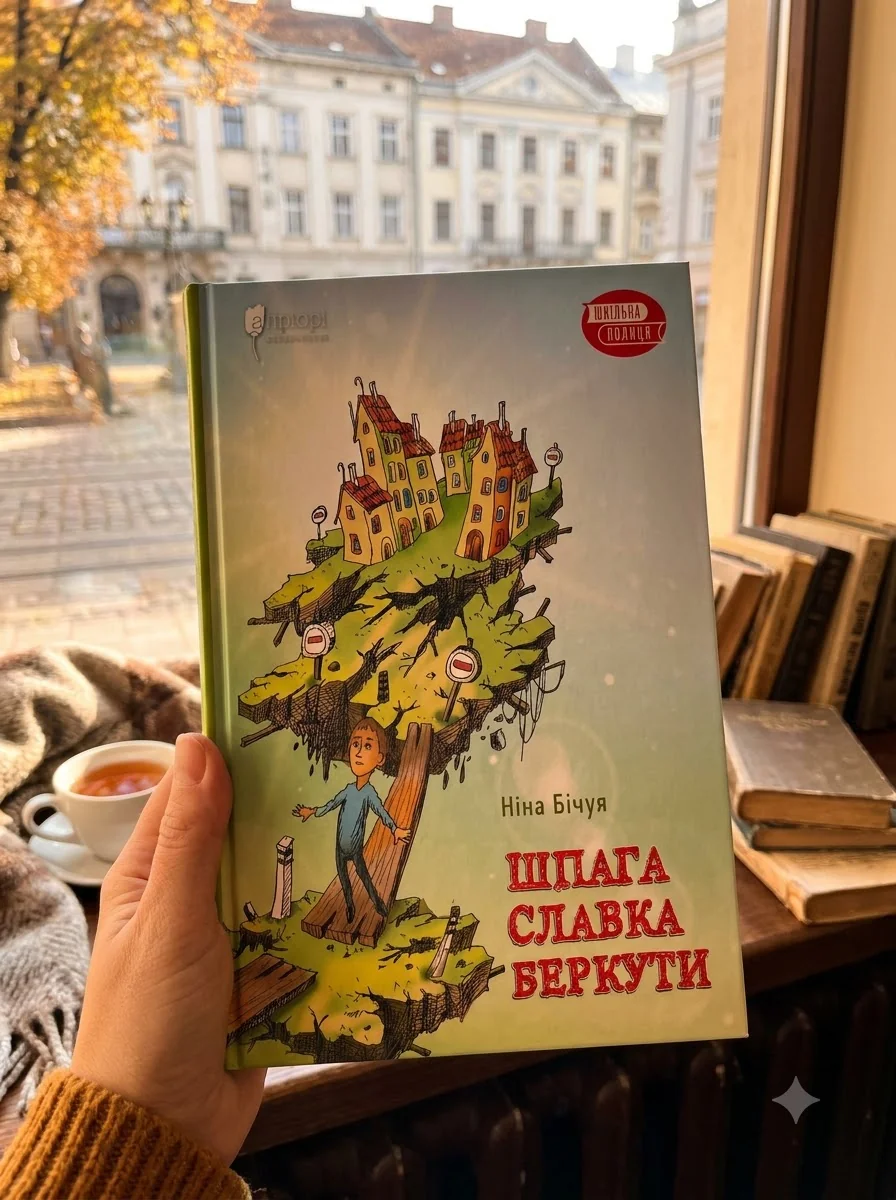 Шпага Славка Беркути — Бічуя Ніна, обкладинка