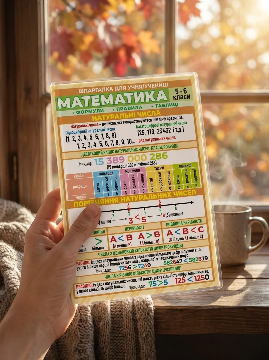 Шпаргалка. Математика. 5-6 клас