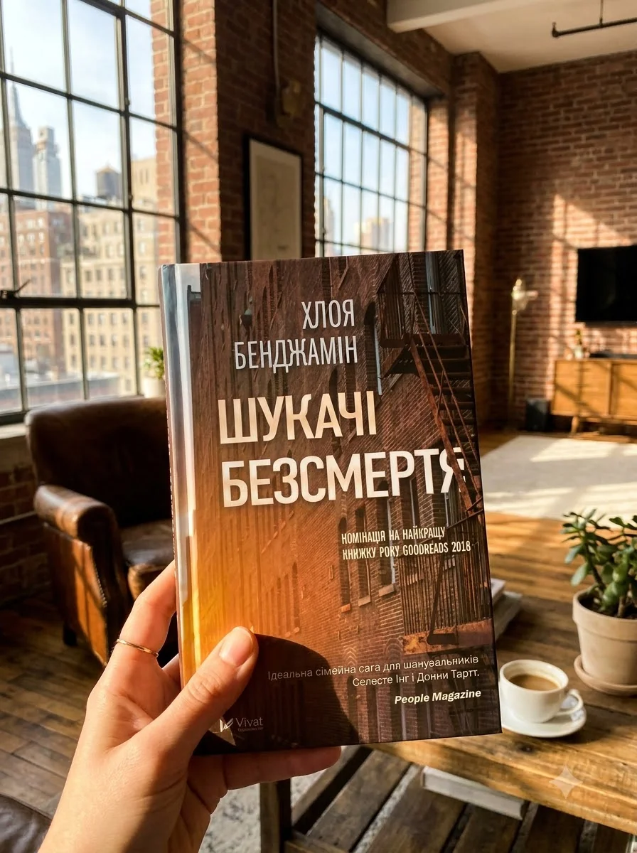 Шукачі безсмертя — Хлоя Бенджамін, обкладинка