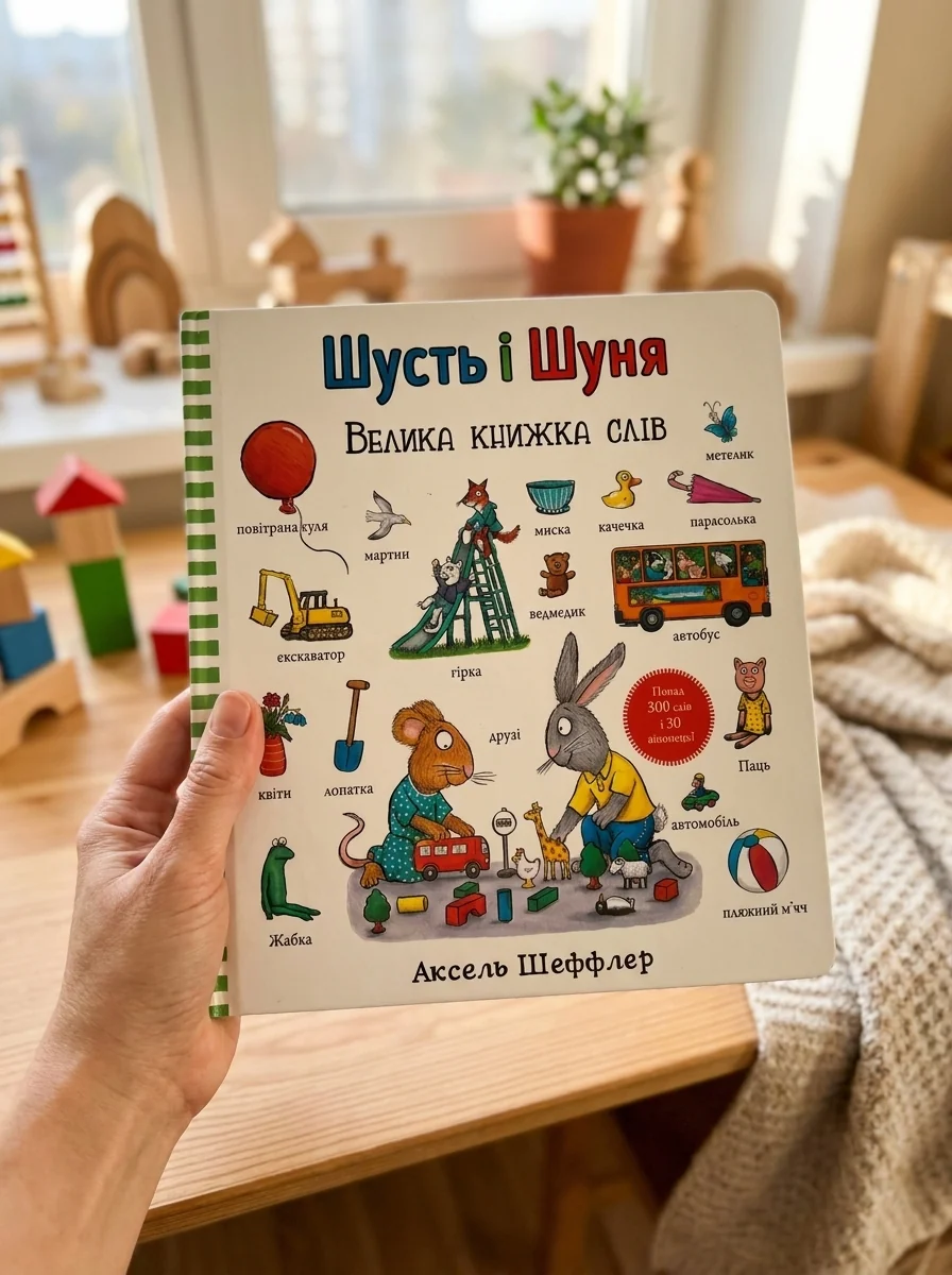Шусть і Шуня. Велика книжка слів — Вімельбухи