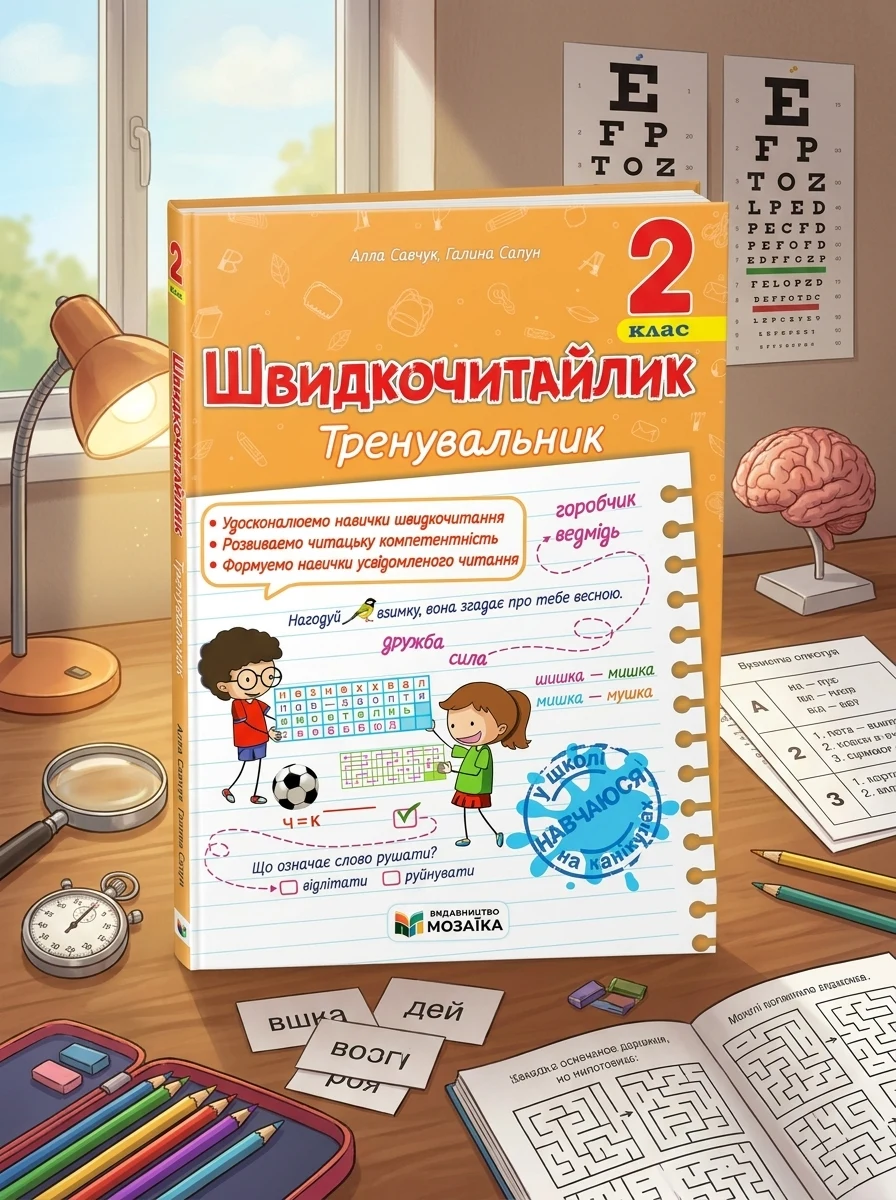 Швидкочитайлик. 2 клас. Посібник з розвитку навичок швидкочитання — Вивчення мов