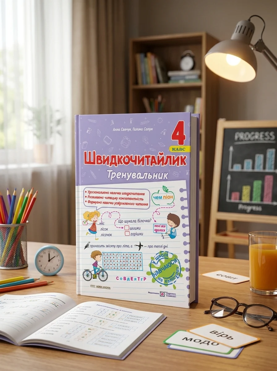 Швидкочитайлик. 4 клас. Посібник з розвитку навичок швидкочитання — Вивчення мов