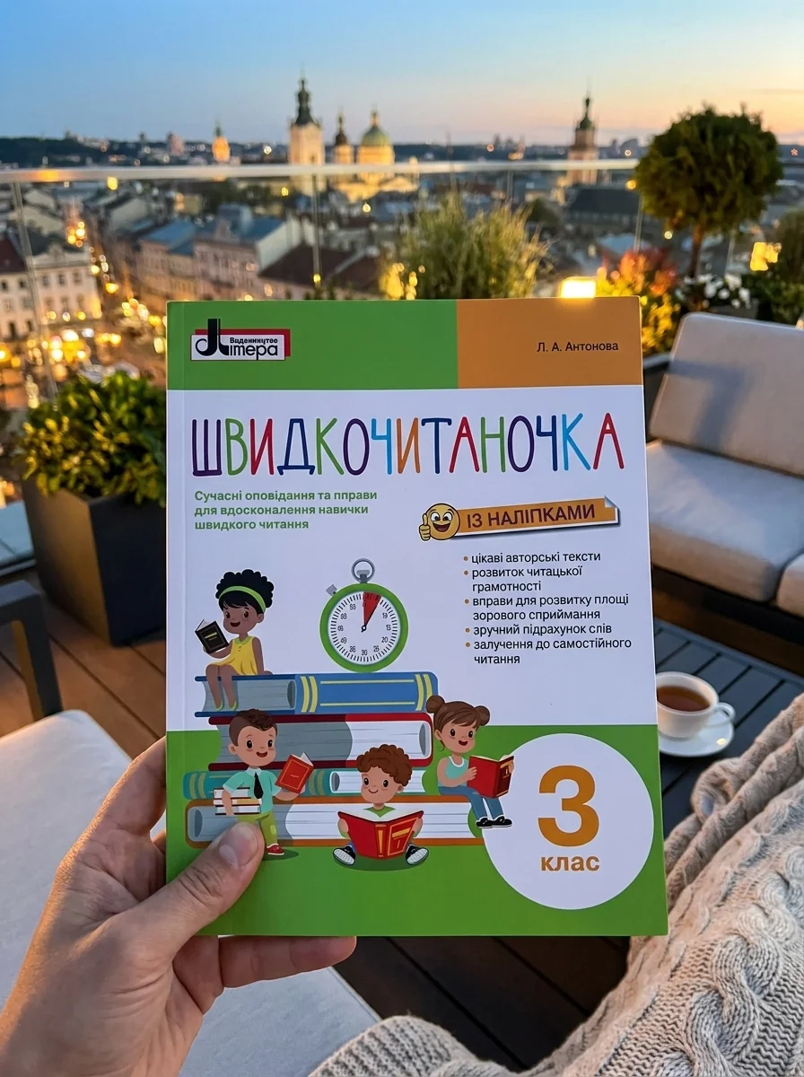 Швидкочитаночка 3 клас — Леся Антонова, обкладинка