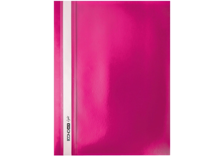 ШВИДКОЗШИВАЧ пластиковий А4 Economix Light 38503-09 рожевий