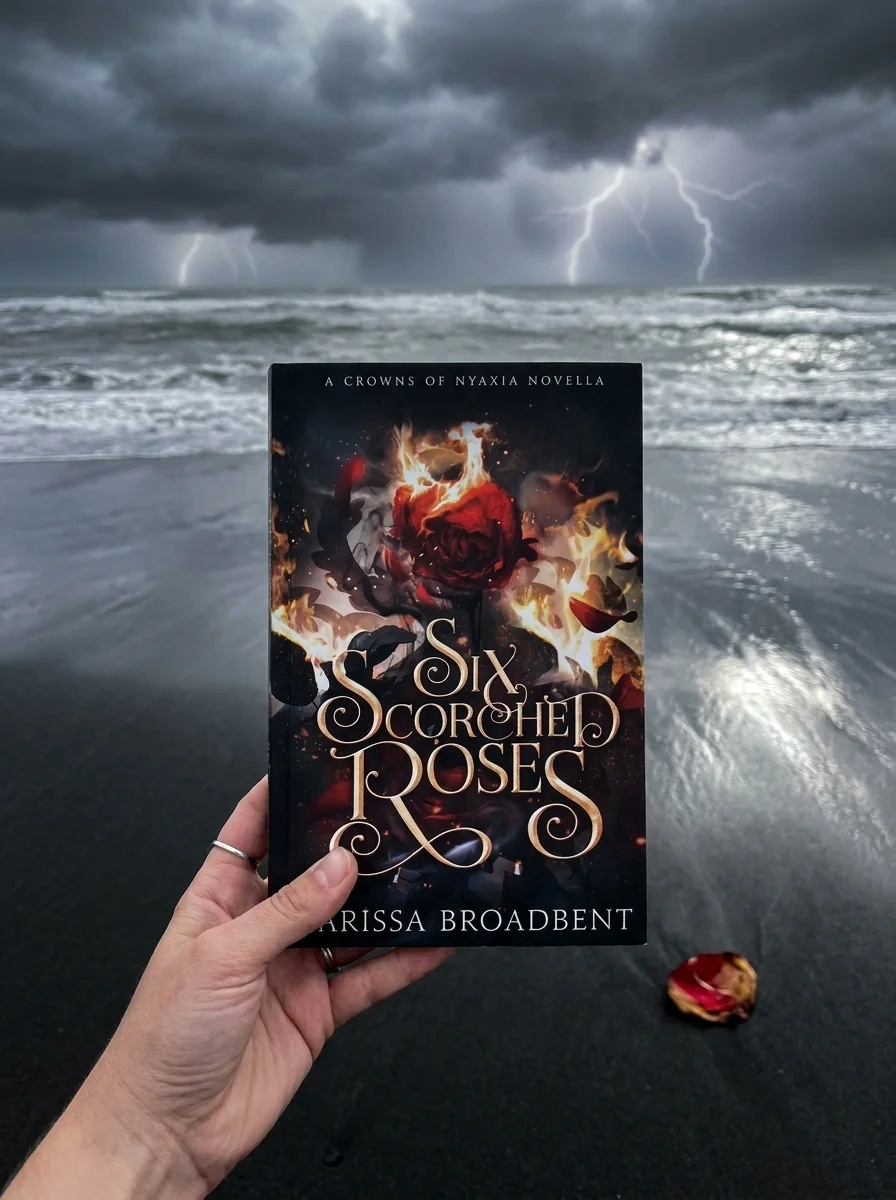 Six Scorched Roses — Карісса Бродбент, обкладинка
