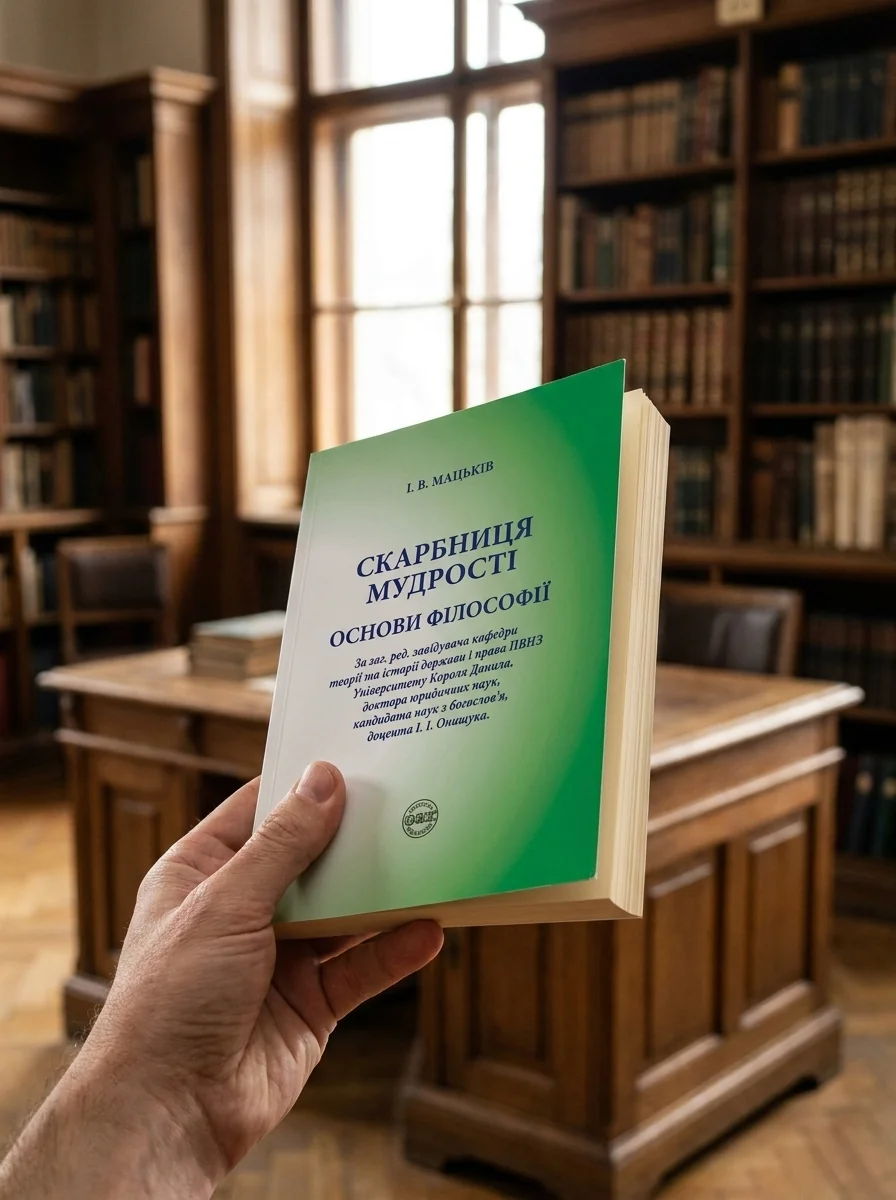 Скарбниця мудрості. Основи філософії — Іван Мацьків, обкладинка