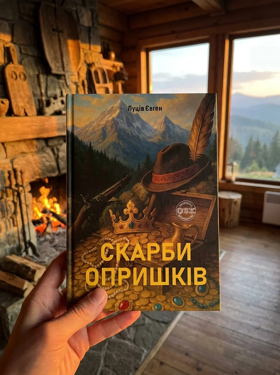 Скарби Опришків — Євген Луців, обкладинка