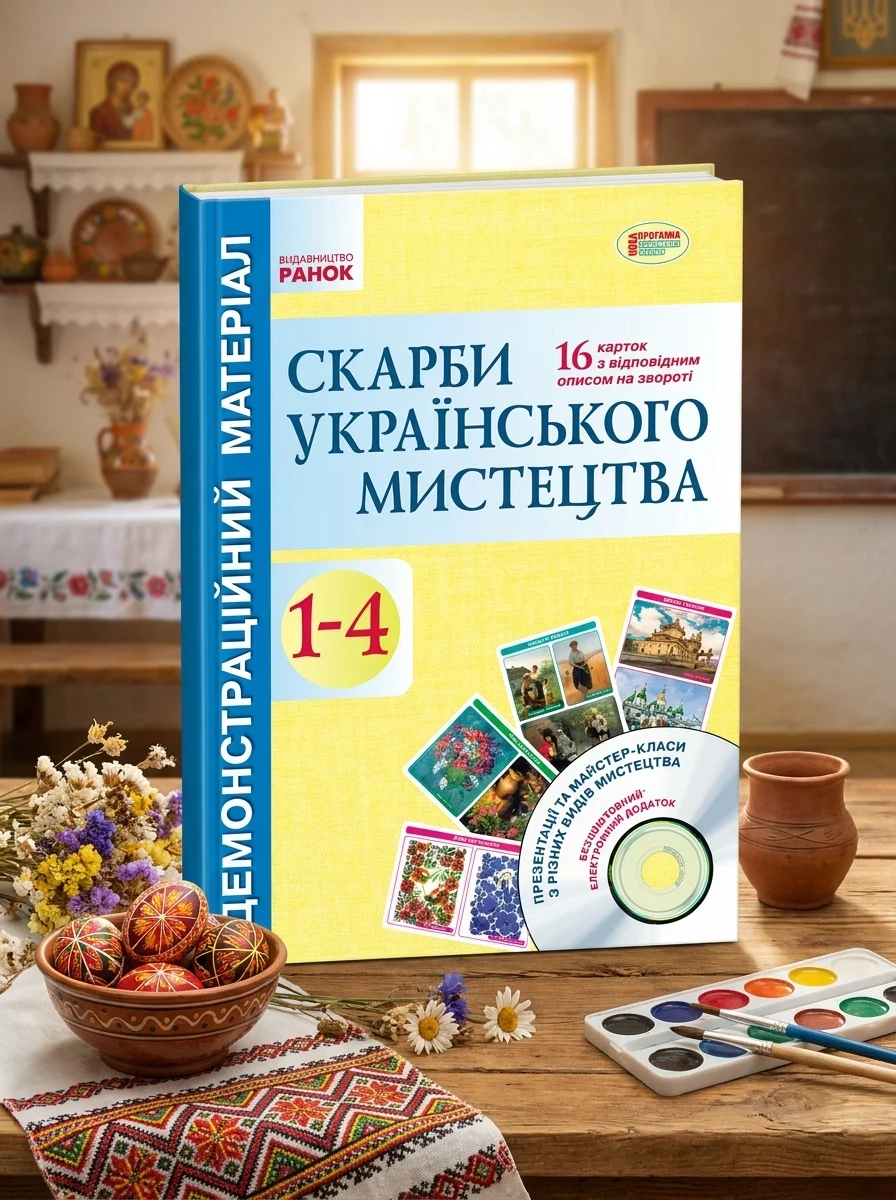 Скарби українського мистецтва. 1-4 класи. Демонстраційний матеріал, — Дитяча література