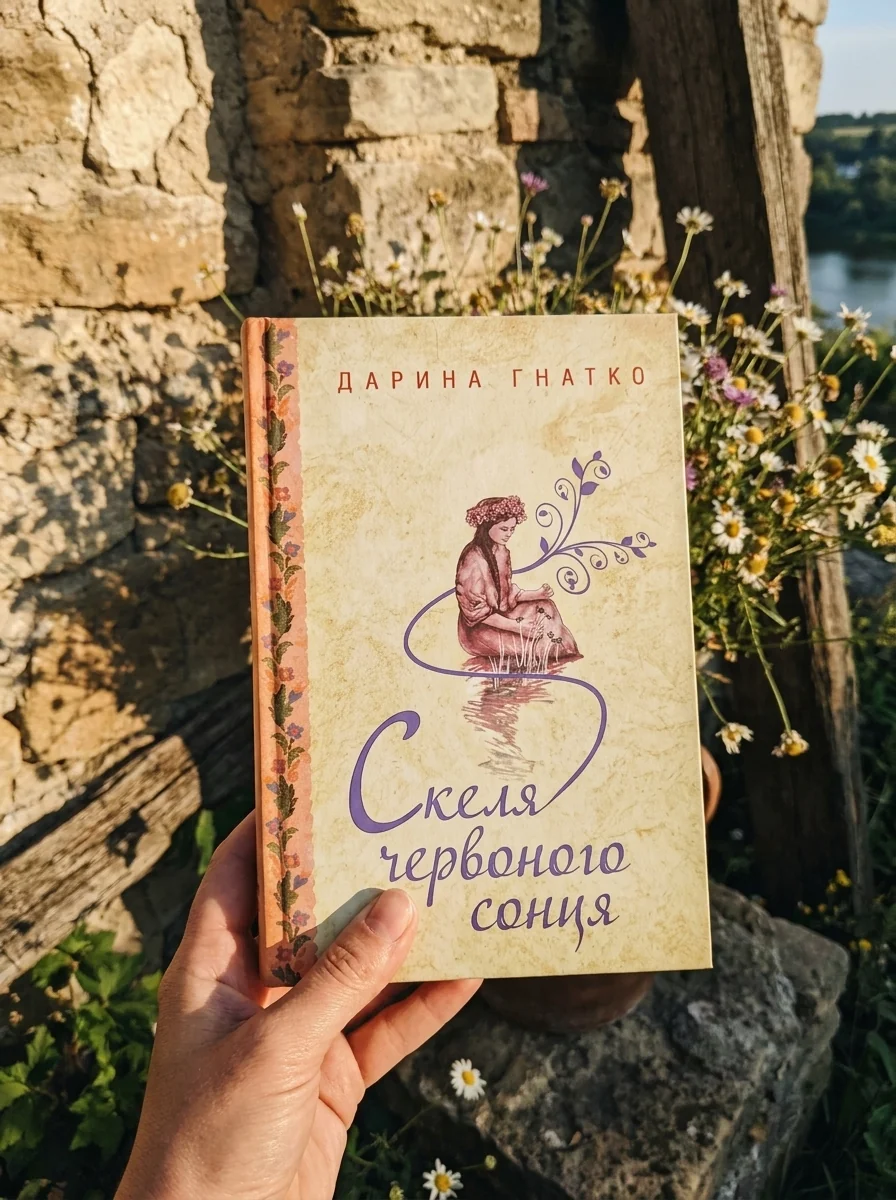 Скеля червоного сонця — Гнатко Дарина, обкладинка